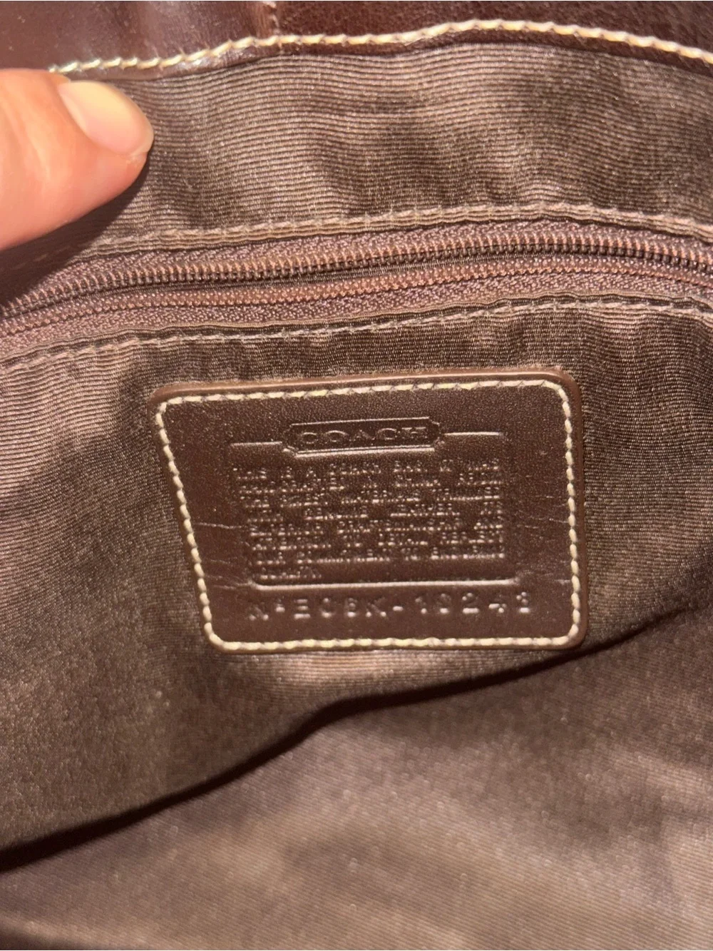 Vintage Y2K Coach Hobo shoulder bag in signature monogram pattern from 2006